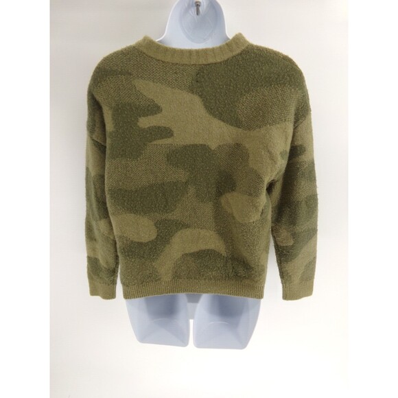 Lucky Brand Women's Camo Print Sweater Crew Neck  Size XS - Picture 5 of 9